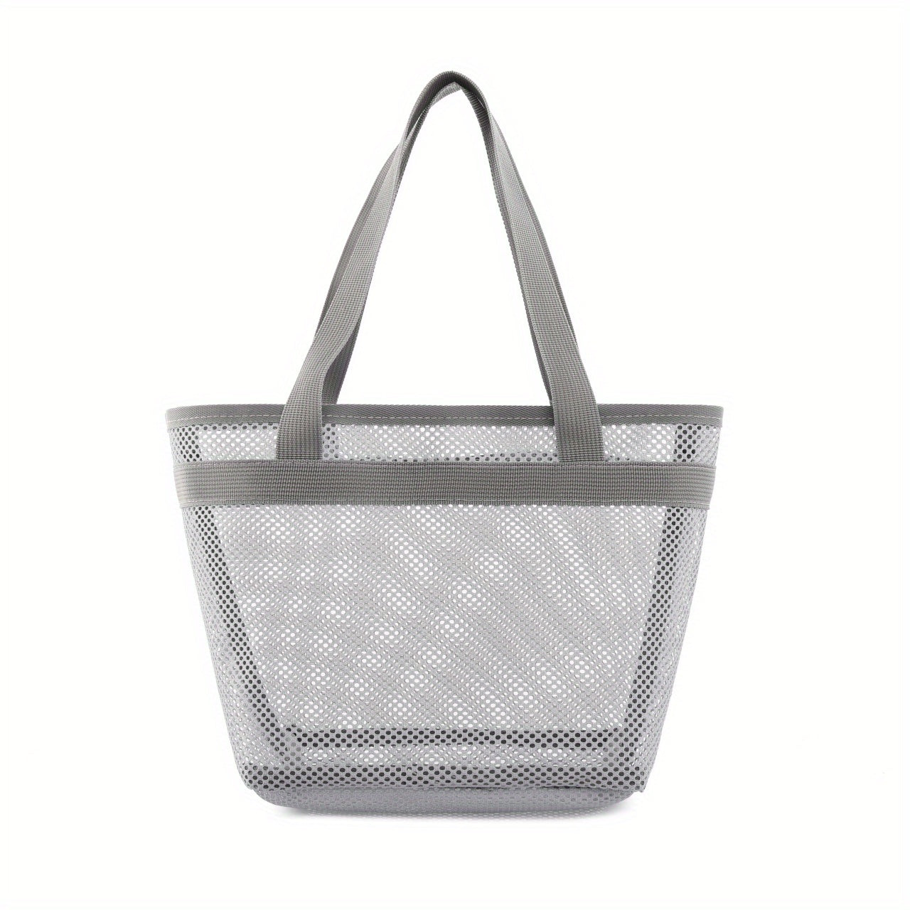 Large Capacity Mesh Beach Tote Bag Lightweight PVC Storage Bag
