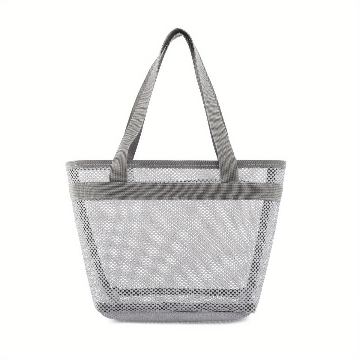 Large Capacity Mesh Beach Tote Bag Lightweight PVC Storage Bag