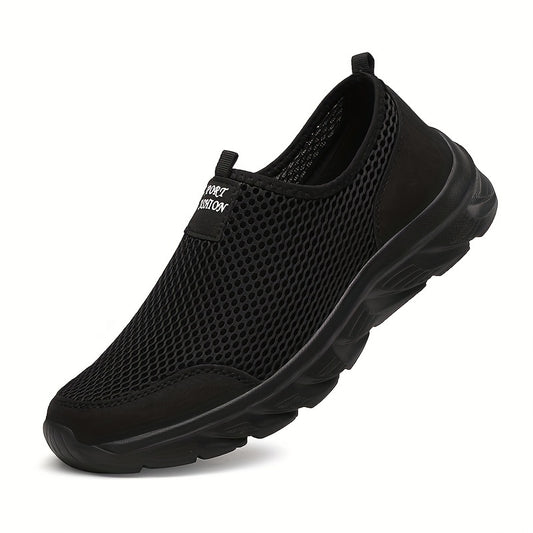 Men's Breathable Slip On Mesh Sneakers Casual Outdoor Walking Shoes