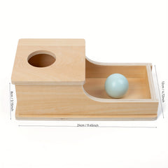 Wooden Puzzle Box Sorting Toy Develop Hand Eye Coordination