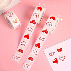 500pcs Gift Heart Stickers Doodle Decoration Sealing Stickers