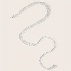 Faux Pearl Waist Chain Pendant Elastic Chain Belt Dress Girdle