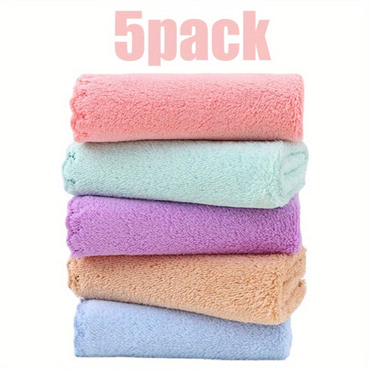 Soft & Absorbent Coral Fleece Baby Burp Cloths