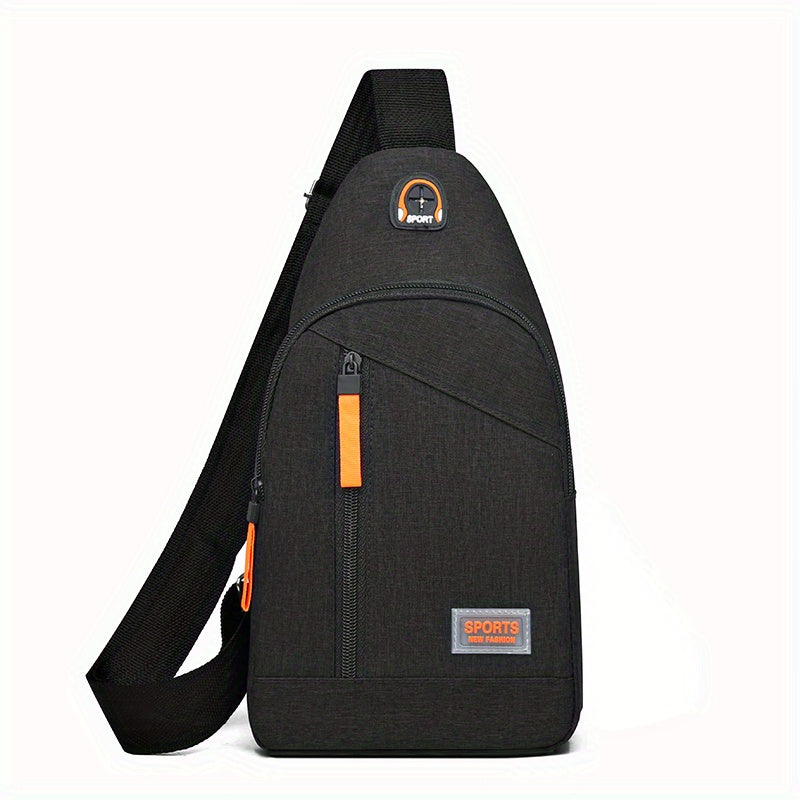 Men's Chest Bag Single Shoulder Crossbody Casual Diagonal Bag