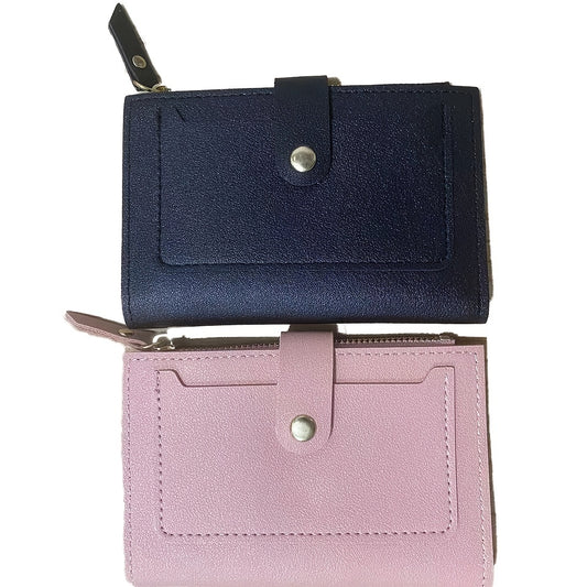 Leather Card Holder Credit Card Case Minimalist Front Pocket Wallet