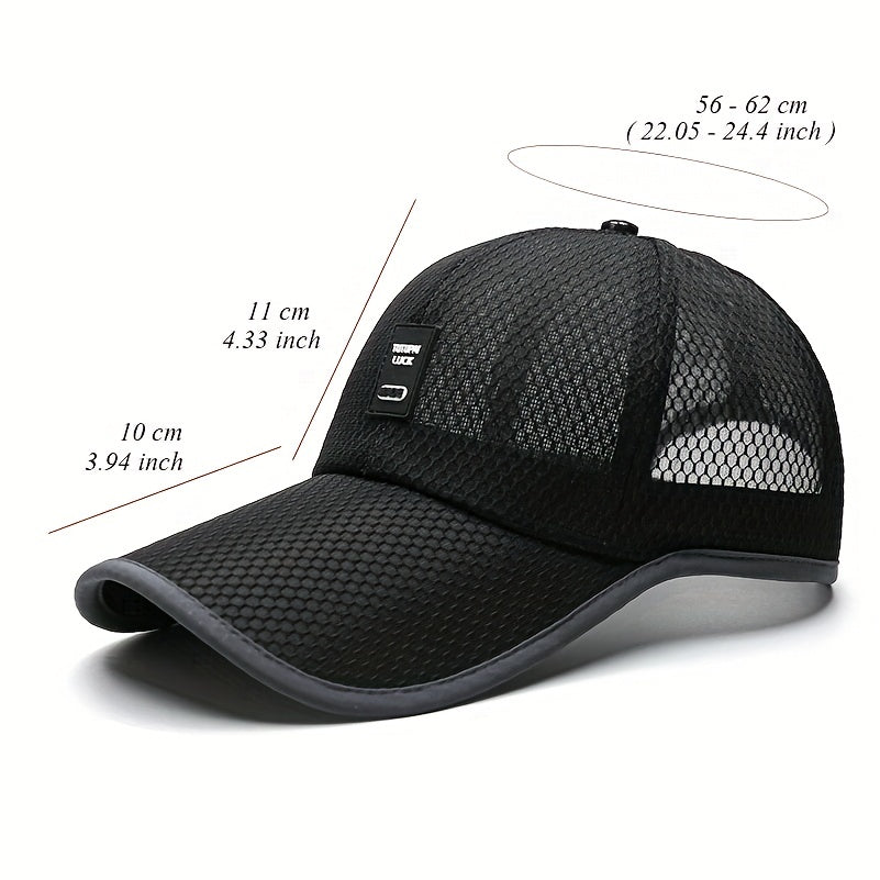 Men's Summer Thin Sunscreen Baseball Cap Outdoor Sports Mesh Cap