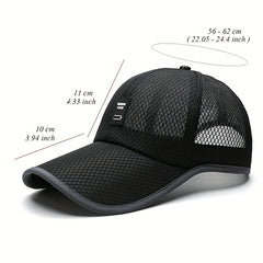 Men's Summer Thin Sunscreen Baseball Cap Outdoor Sports Mesh Cap