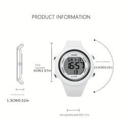 Stylish Digital Watch with HD Display for Students and Couples