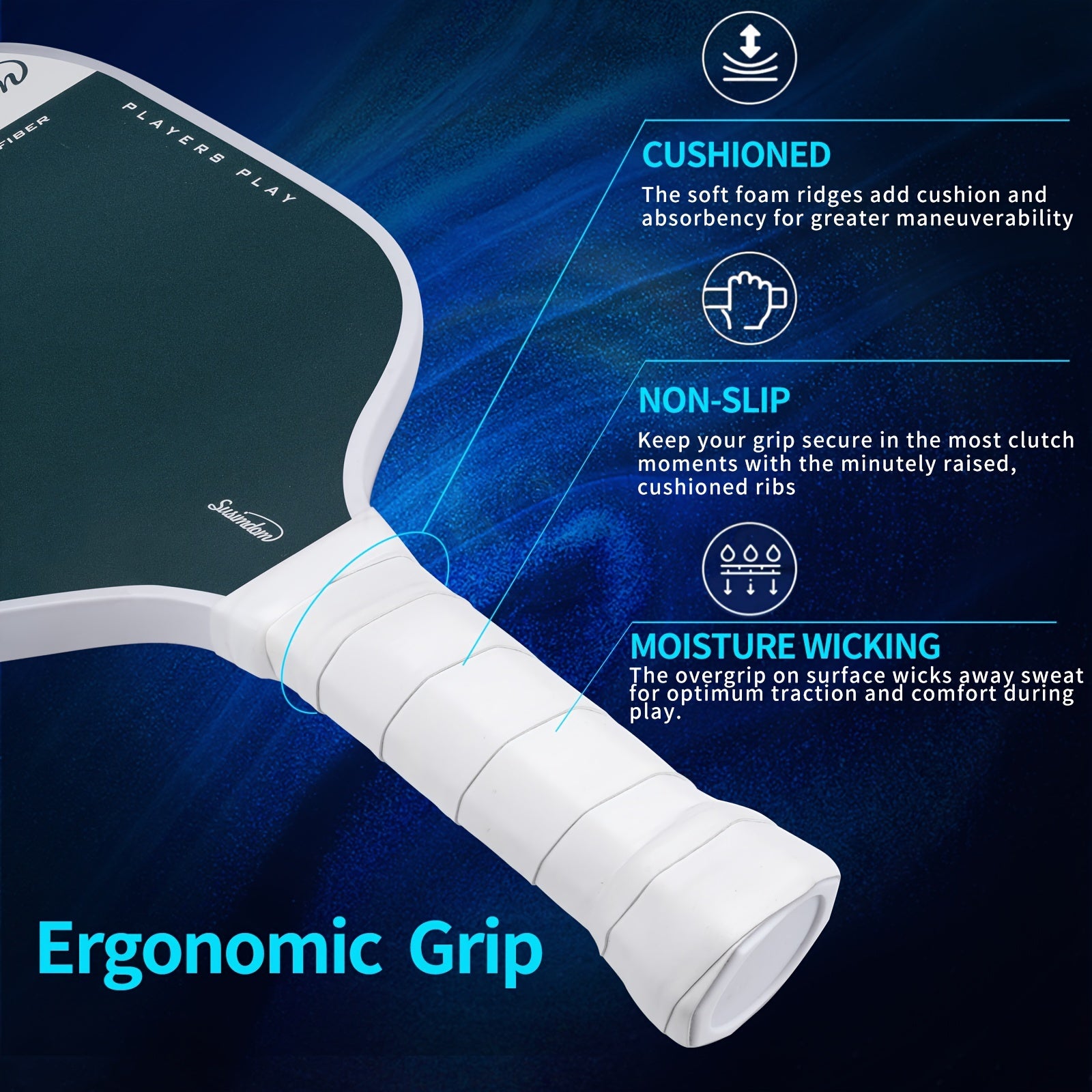 PR200 Pickleball Paddle Set 2pcs Racket 4pcs Ball 1pc Bag