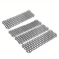 4pcs Plastic Cat Proof Netting Spiked Mat Balcony Isolation Protection