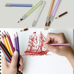 Adjustable Pencil Extender Set for Art School & Office Writing