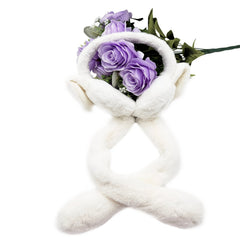 Women's Rabbit Earmuffs Winter Warm Ear Warm and Fluffy Ear Muffs