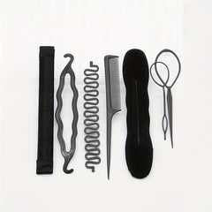 Hair Styling Accessories Kit Set Bun Maker Braid Tool DIY Hair Styles