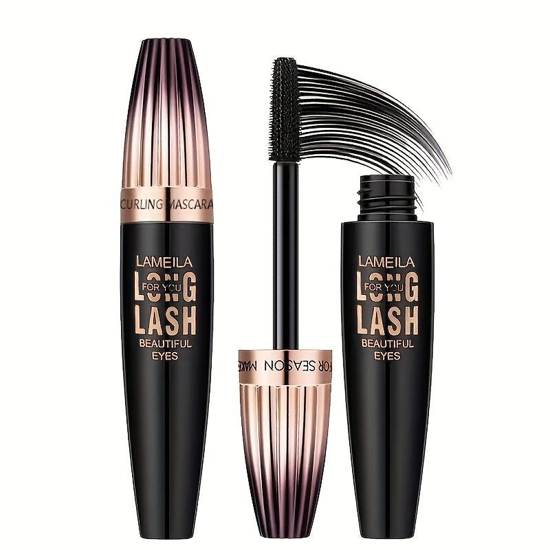 Waterproof 4D Mascara Thick Lengthening Smudge Proof Volumizing Long Lasting