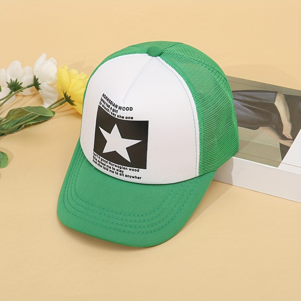Pentagram Baseball Cap Sunscreen Trucker Hat