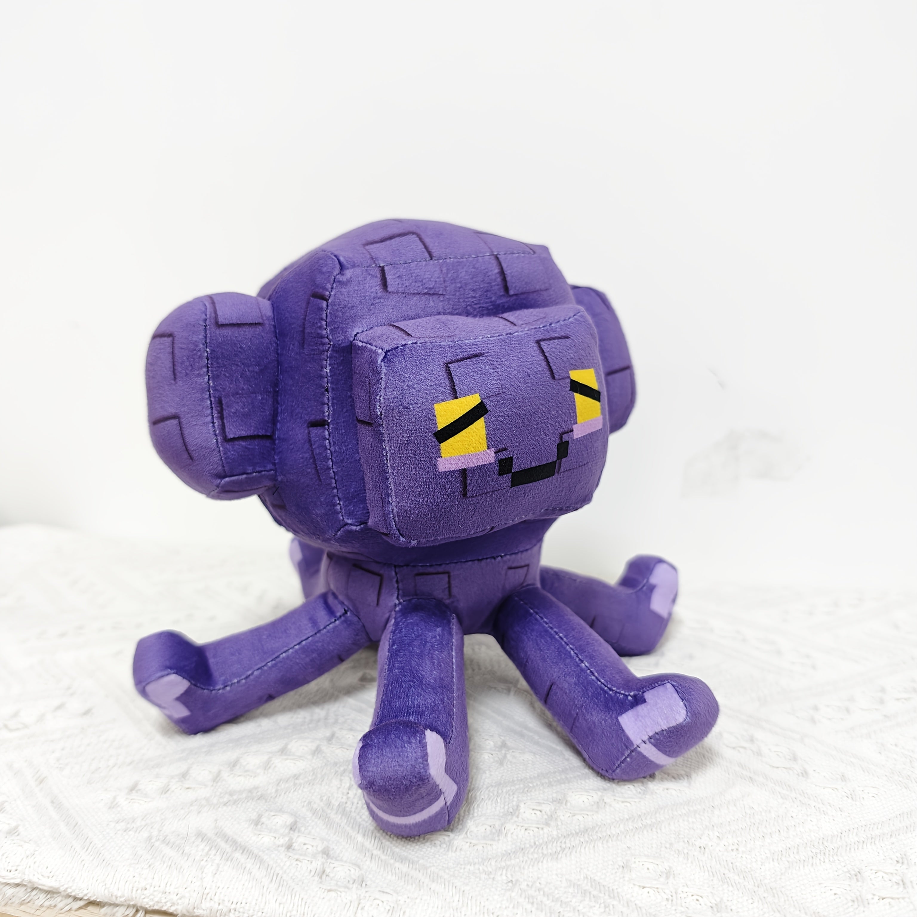 Octopus Plush Toy Soft Purple Squid with Yellow Eyes - Perfect Gift