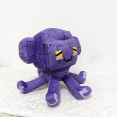 Octopus Plush Toy Soft Purple Squid with Yellow Eyes - Perfect Gift