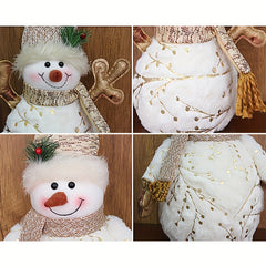 Snowman Doll Ornament Christmas Decoration Window Supplies