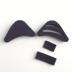 1pair Toe Plugs Sponge High Heels Soft Anti Pain Round Toe Pointed Toe