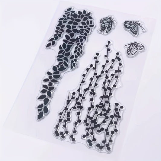 Branches Butterfly Stamps for Card Making Decorations