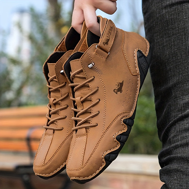 Men's Ankle Top Non Slip Casual Shoes Comfortable Flats