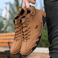 Men's Ankle Top Non Slip Casual Shoes Comfortable Flats