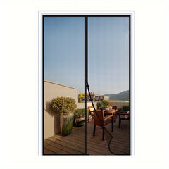 Magnetic Screen Door Mesh Screen Magnetic Closure Heavy Duty Pet Kid Friendly