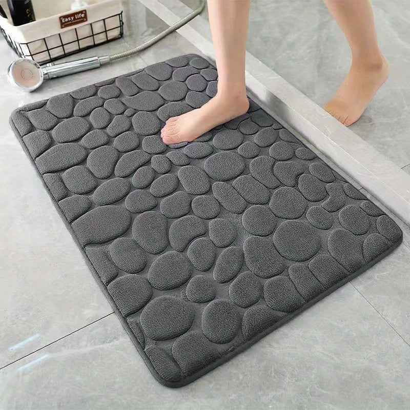 Soft Memory Foam Bath Rug, Water Absorbent, Non Slip, Washable