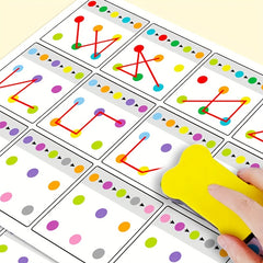 Reusable Erasable Pen Training Card for Seniors