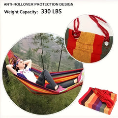 Outdoor Camping Hammock Hanging Chair 204 12 KG Load Portable Carry Bag