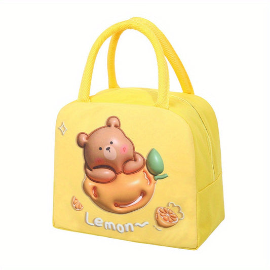 Kids Cartoon Lunch Bag Insulation Portable Aluminum Foil Lunch Bag