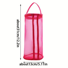 Yarn Storage Bag Crochet Knitting Organizer Zipper Mesh Hand Tool