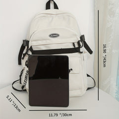 Minimalist Backpack Versatile Storage Rucksack Women's Travel Bag