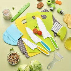 Kids Kitchen Cooking Utensils Set - Safe Plastic Toys