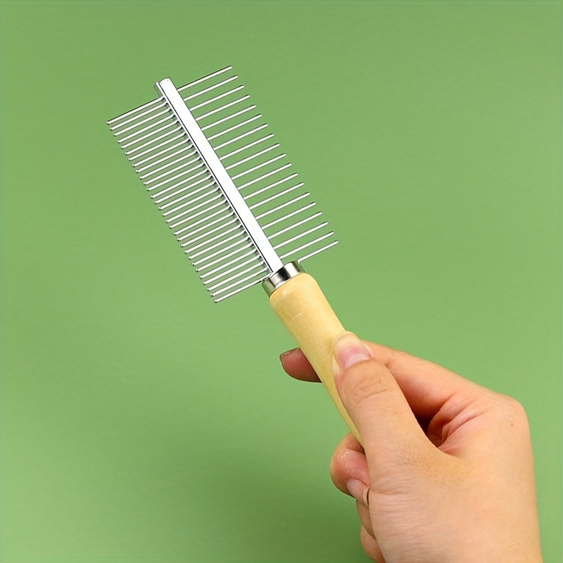 Double Sided Pet Comb For Grooming & Massaging Dogs Cats