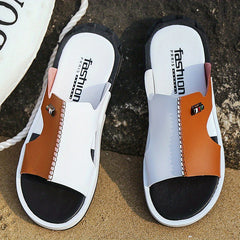 Men's Non Slip Slides Beach Shoes Summer