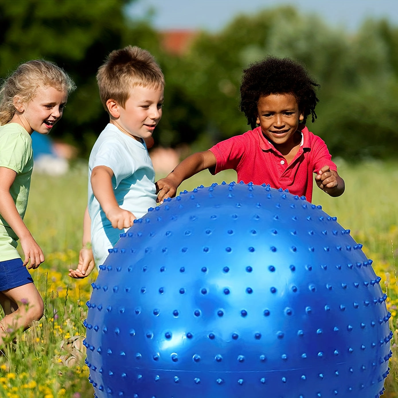 Sensory Massage Ball For Kids Tactile Spikes Outdoor Yoga Ball