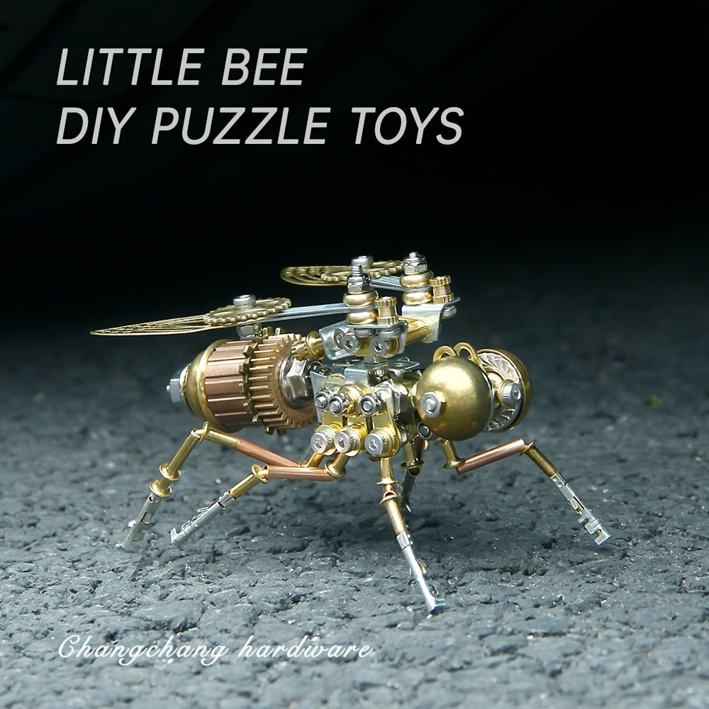 Steampunk Mechanical Bee Metal Puzzle Model DIY Kit