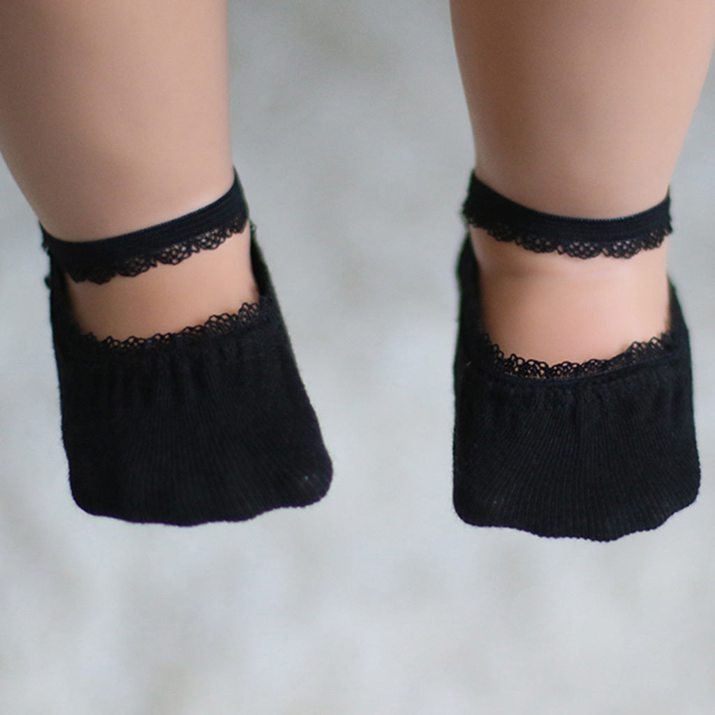 Baby Girl Lace Boat Socks Soft Cotton