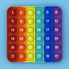 Numbers Letters Math Learning Fidget Toys Push Bubbles Phonics Games