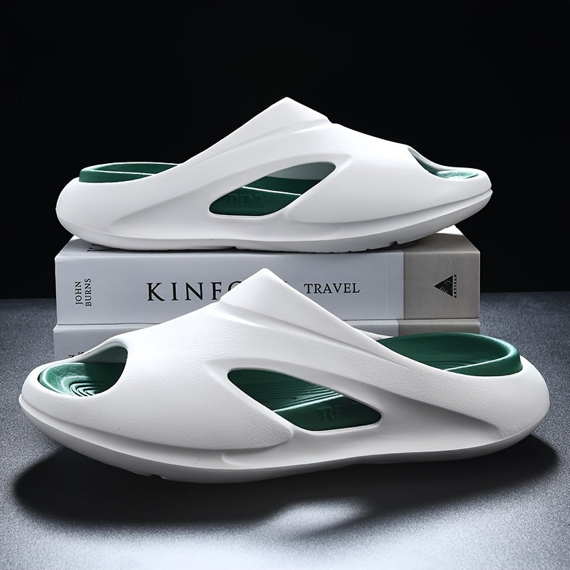 Men's Cloud Slides Slippers Quick Drying Lightweight Non Slip House Shoes