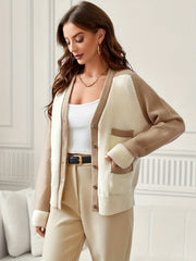 Button Down Knit Cardigan Casual Long Sleeve Sweater