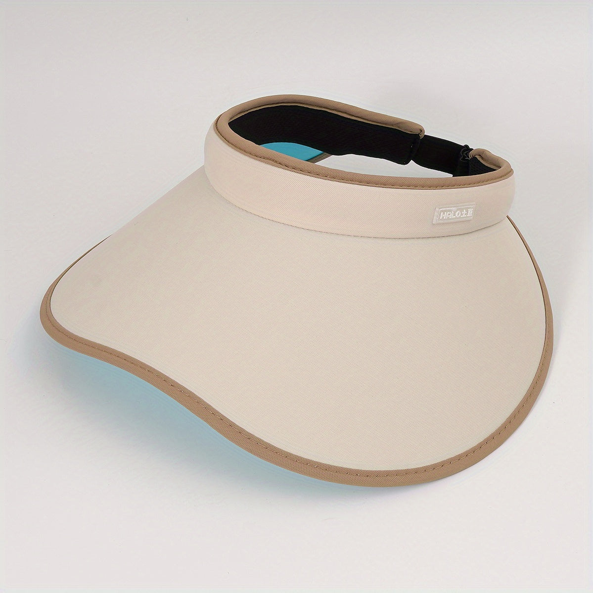 Wide Curved Brim Visor Hat for Sunscreen Beach Outdoor Travel