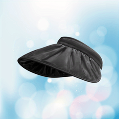 Wide Brim Sun Hat UV Protection Shell Visor Hat for Women