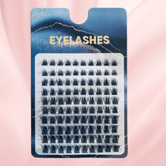 DIY Cluster False Eyelashes 8 16mm Natural 3D Faux Mink Non Irritating