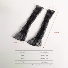 Polka Dot Lace Sunscreen Sleeves for Summer Outdoor