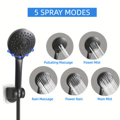 High Pressure Shower Head Combo with Extension Arm