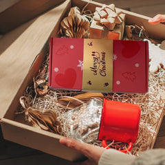 Folding Bouncing Christmas Gift Set w/ Gift Bag & Card