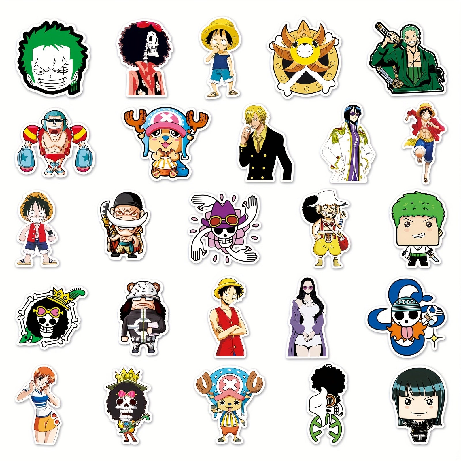 106 Anime Stickers Waterproof & Durable for Skateboards Luggage DIY Projects