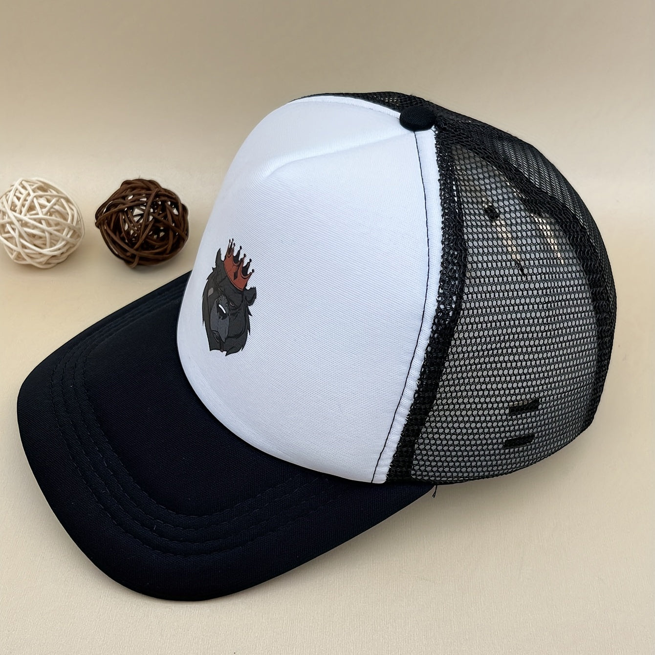 Wolf King Hot Stamp Cap Summer Outdoor Fishing Baseball Hat